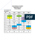 Horario 2024 Sexto Prim A 2024