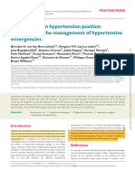 Emergencia Hipertensiva ESC 2019