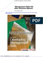 Dwnload Full Developing Management Skills 8th Edition Whetten Solutions Manual PDF