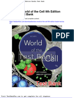 Dwnload Full Beckers World of The Cell 9th Edition Hardin Test Bank PDF