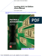 Dwnload Full Payroll Accounting 2015 1st Edition Landin Solutions Manual PDF
