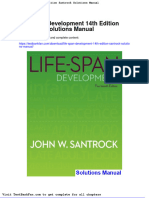 Dwnload Full Life Span Development 14th Edition Santrock Solutions Manual PDF