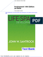 Dwnload Full Life Span Development 14th Edition Santrock Test Bank PDF