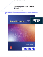Dwnload Full Payroll Accounting 2017 3rd Edition Landin Test Bank PDF