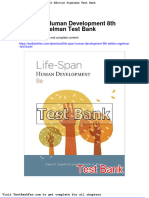Dwnload Full Life Span Human Development 8th Edition Sigelman Test Bank PDF