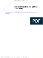 Dwnload Full Developmental Mathematics 3rd Edition Martin Gay Test Bank PDF