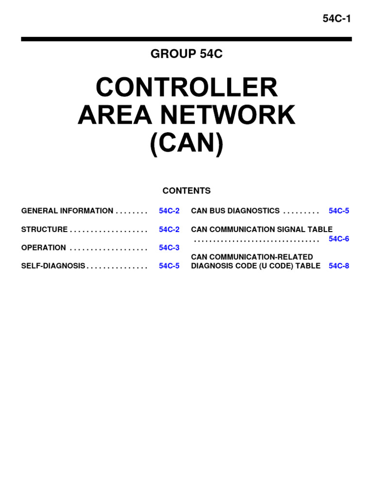 54c controller area network can pdf error detection and