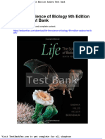 Dwnload Full Life The Science of Biology 9th Edition Sadava Test Bank PDF