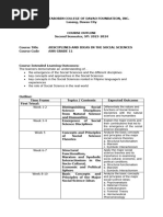 Course-Outline. Disciplines and Ideas in The Social Sciences