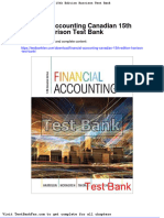 Financial Accounting Canadian 15th Edition Harrison Test Bank