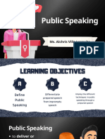Week 7 Public Speaking