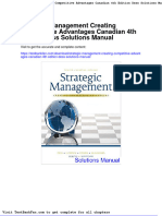 Dwnload Full Strategic Management Creating Competitive Advantages Canadian 4th Edition Dess Solutions Manual PDF