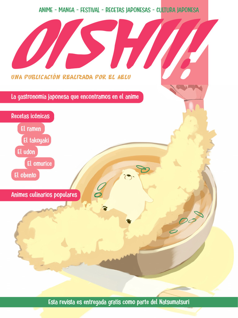 Revista Oishii! | PDF | Ramen | Cocina japonesa, image size:768x1024