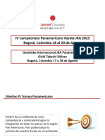 3 - IV Campeonato Panamericano Agosto 2023 - Información