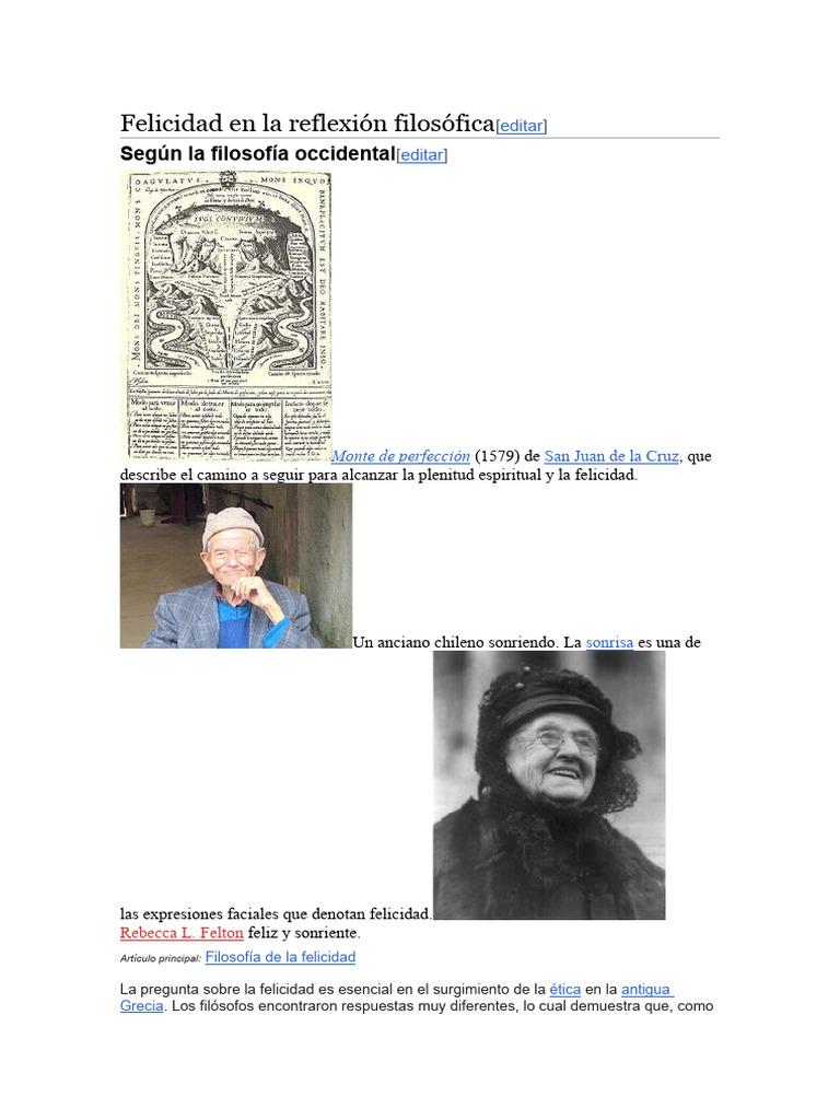 Felicidad en La Reflexión Filosófica | PDF | Felicidad | Aristóteles