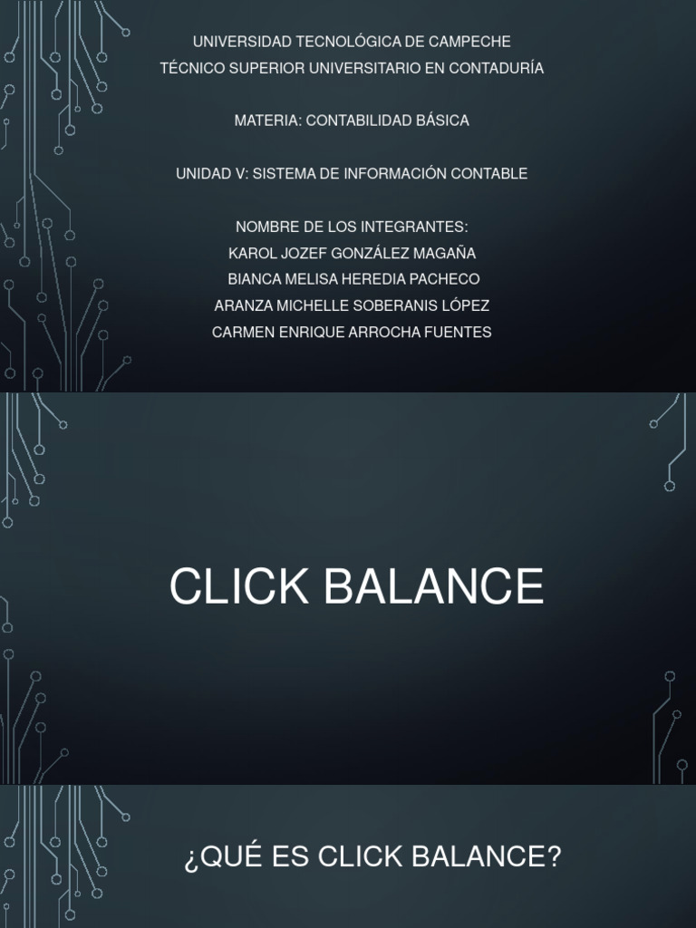 Qué es Click Balance y sus ventajas | PDF | Informática