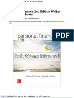 Dwnload Full Personal Finance 2nd Edition Walker Solutions Manual PDF