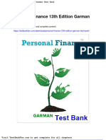 Dwnload Full Personal Finance 13th Edition Garman Test Bank PDF
