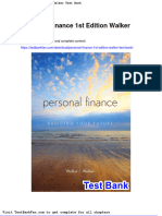 Dwnload Full Personal Finance 1st Edition Walker Test Bank PDF