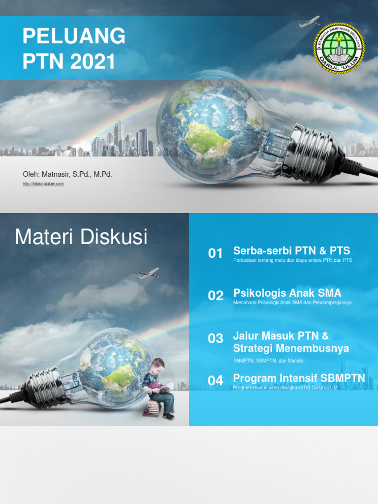 Peluang Masuk PTN 2021 dan Strategi | PDF