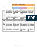 Rúbrica de Evaluación de Un Cartel