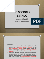 Coacción y Estado