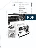 Pfaff 1029 Sewing Machine Instruction Manual