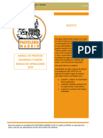 Manual de Procedimiento Segurida e Higiene Pasteleria Madrid