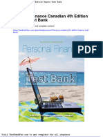 Dwnload full Personal Finance Canadian 4th Edition Kapoor Test Bank pdf