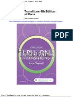 Dwnload Full LPN To RN Transitions 4th Edition Claywell Test Bank PDF