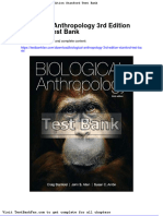 Dwnload Full Biological Anthropology 3rd Edition Stanford Test Bank PDF