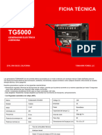 Ficha Generador TG5000