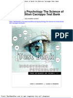 Dwnload Full Discovering Psychology The Science of Mind 3rd Edition Cacioppo Test Bank PDF