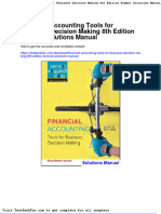 Dwnload Full Financial Accounting Tools For Business Decision Making 8th Edition Kimmel Solutions Manual PDF