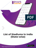 List of Stadiums in India State Wise 1 87 Final 35