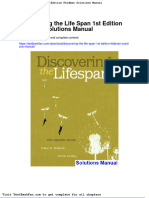 Dwnload Full Discovering The Life Span 1st Edition Feldman Solutions Manual PDF