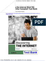 Dwnload Full Discovering The Internet Brief 5th Edition Jennifer Campbell Test Bank PDF