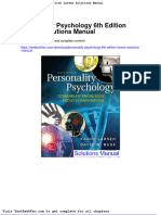 Dwnload Full Personality Psychology 6th Edition Larsen Solutions Manual PDF