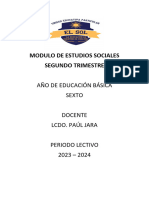 Modulo Completo Sexto - Sociales