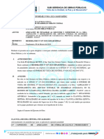 Informe N°085-2023-Sgop-Mpdc - Penalidad Al Contratista y Supervisor