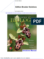 Dwnload Full Biology 1st Edition Brooker Solutions Manual PDF