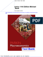 Dwnload Full Macroeconomics 11th Edition Michael Parkin Test Bank PDF