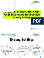 Debunking The Myth of High Costs For EE and Sustainability in Existing Buildings