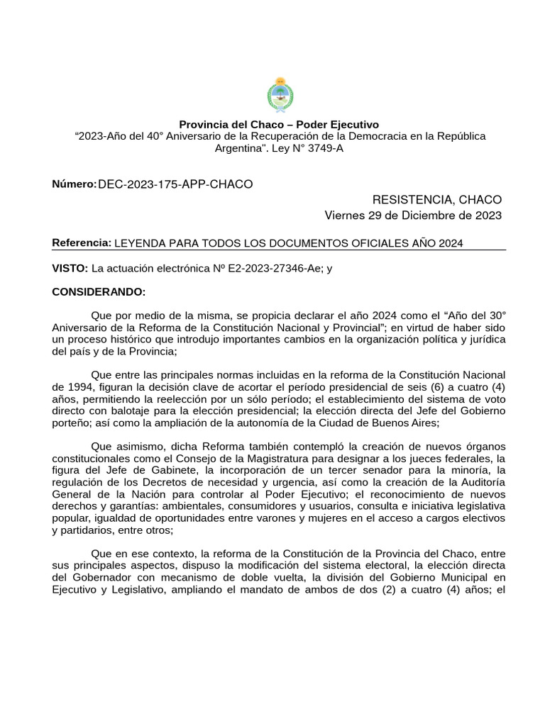 Decreto0017523 Leyenda para Documentos Oficiales Del Año 2024 PDF