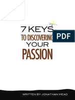 7 Keys To Discovering Passion