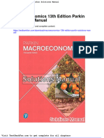 Dwnload full Macroeconomics 13th Edition Parkin Solutions Manual pdf