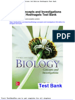 Dwnload Full Biology Concepts and Investigations 3rd Edition Hoefnagels Test Bank PDF