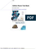 Dwnload Full Biology 9th Edition Raven Test Bank PDF