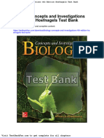 Dwnload Full Biology Concepts and Investigations 4th Edition Hoefnagels Test Bank PDF