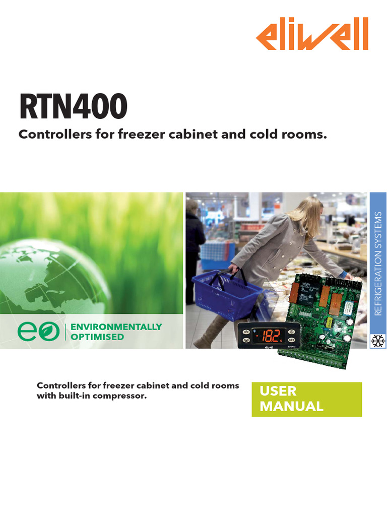 RTN400 User Manual for Refrigeration Controllers | PDF | Refrigerator ...